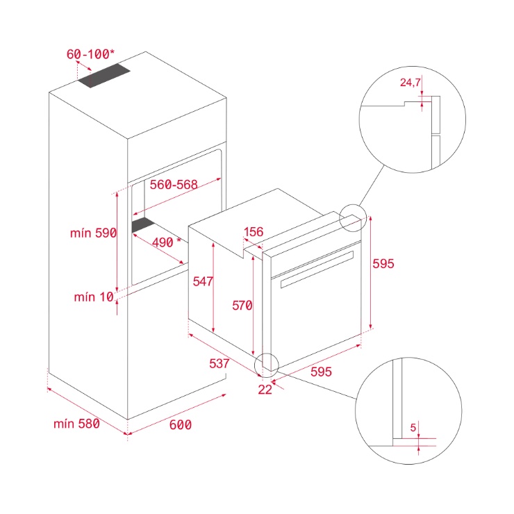 Электрический духовой шкаф TEKA HCB 6535 WHITE 4