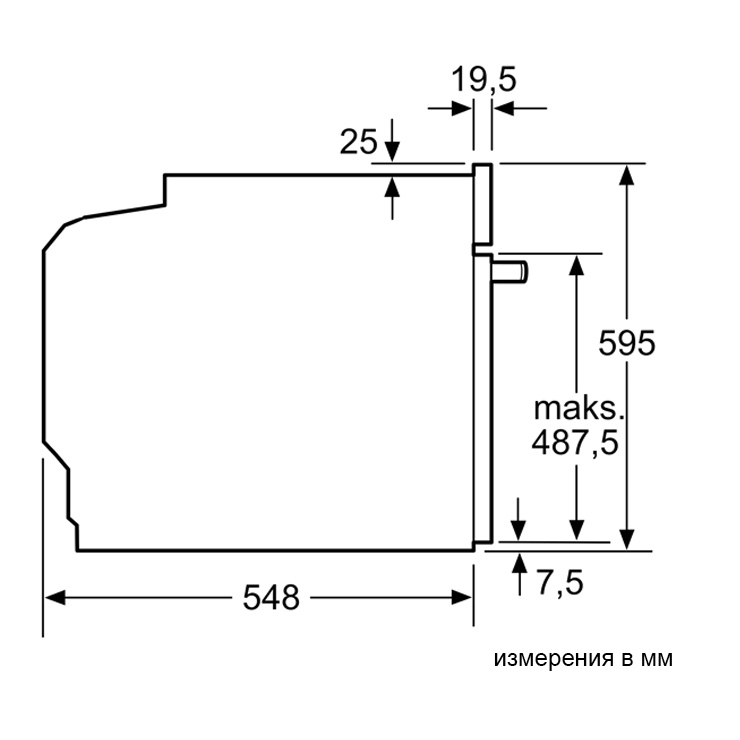 Электрический духовой шкаф Bosch HBT537FB0 9