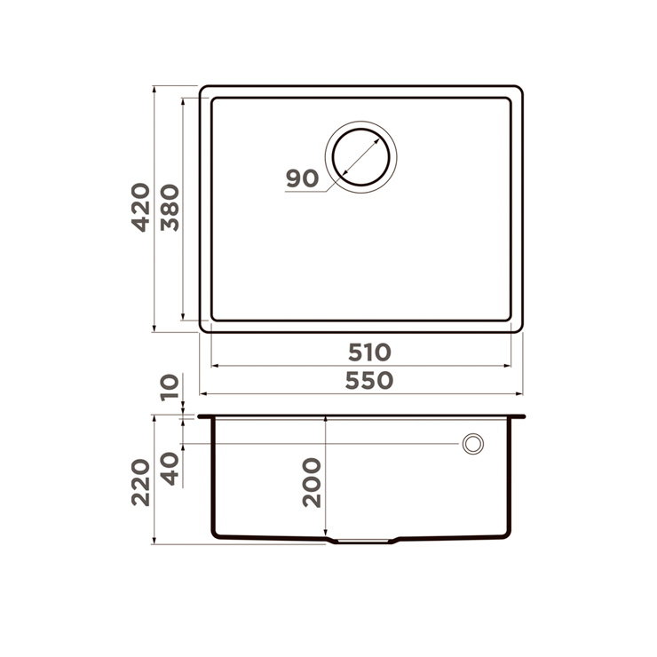 Кухонная мойка Omoikiri Tedori 54-U-SA (бежевый) 5