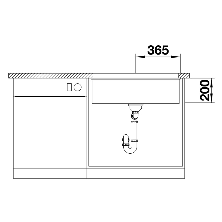 Кухонная мойка Blanco ETAGON 700-U белый 525171 5