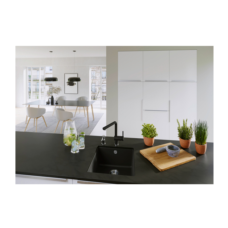 Кухонная мойка Blanco Rotan 400-U 526097 (черный) 2