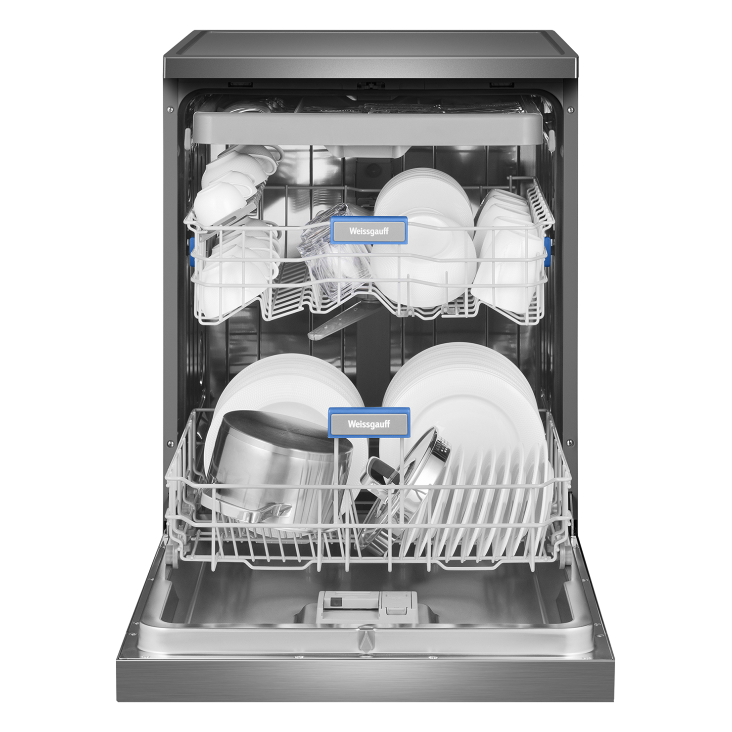 Отдельностоящая посудомоечная машина Weissgauff DW 6039 Touch Dual Wash Inox 5