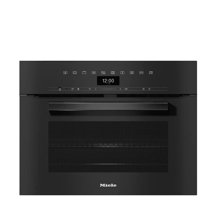 Компактный духовой шкаф Miele H 7440 BM черный обсидиан OBSW