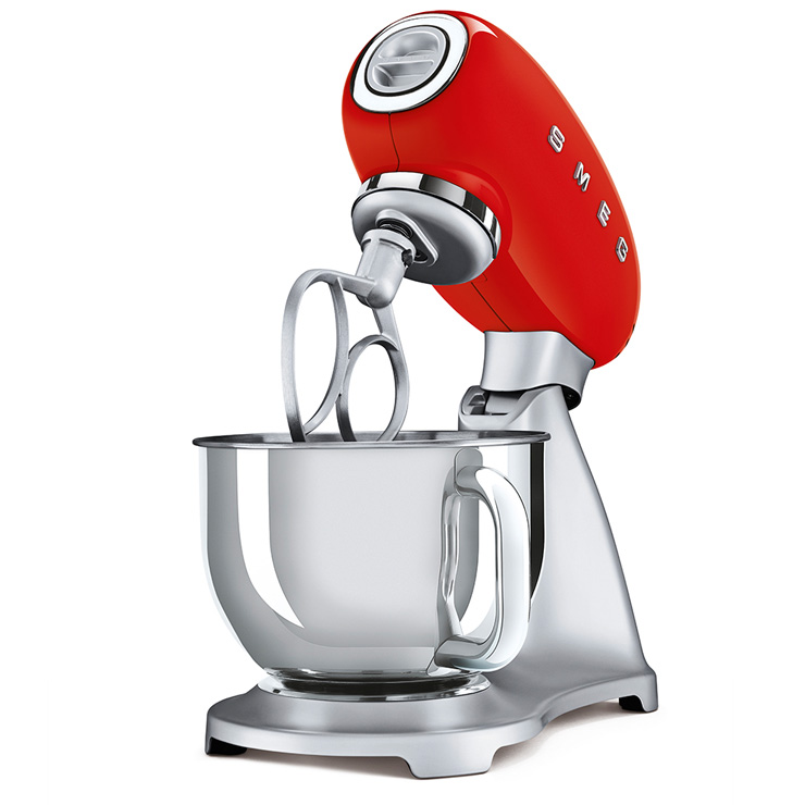 Миксер планетарный Smeg SMF02RDEU 3