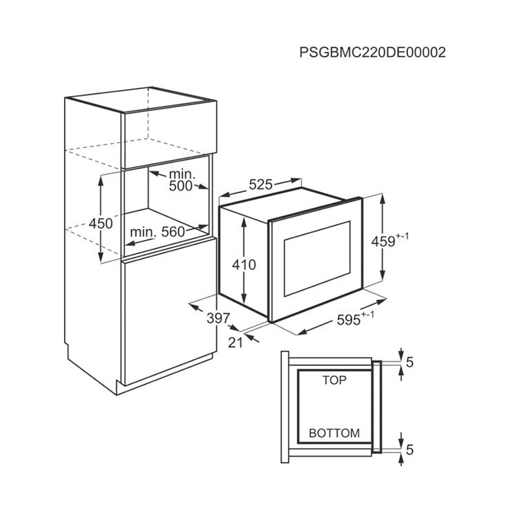 Микроволновая печь встраиваемая Electrolux KMFD264TEX 8