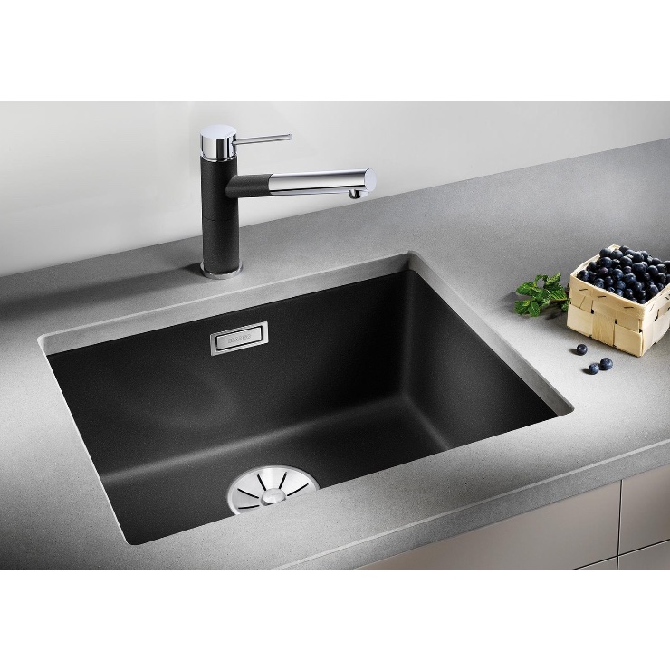 Кухонная мойка Blanco SUBLINE 500-U Black Edition черный 526340 2