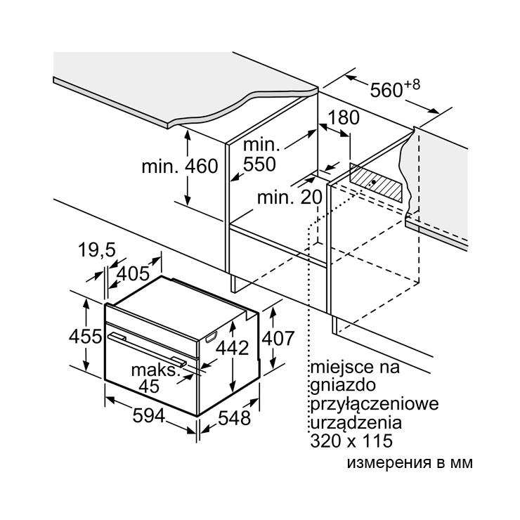 Компактный духовой шкаф Siemens CM724G1B1 8