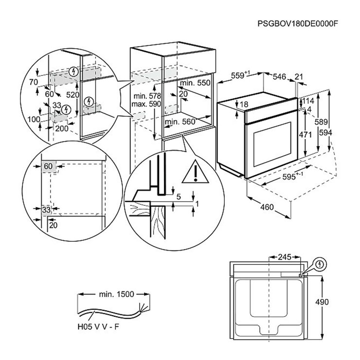 Электрический духовой шкаф Electrolux OKE5C71Z 4