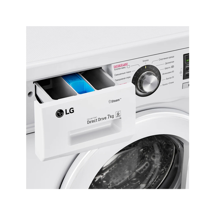 Стиральная машина с фронтальной загрузкой LG F1296HDS0 7