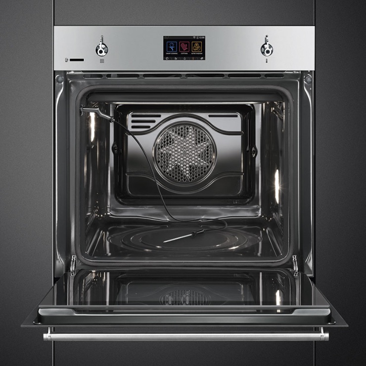 Электрический духовой шкаф Smeg SFP6303WTPX 2