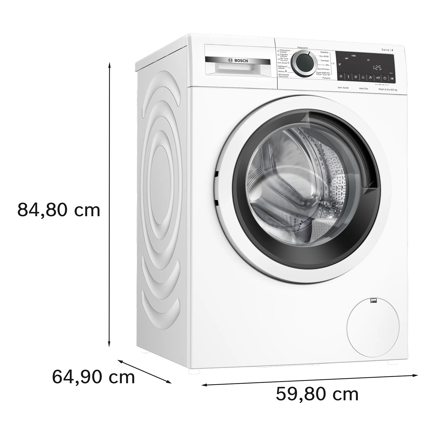 Стирально-сушильная машина Bosch WNA144VEPL 8