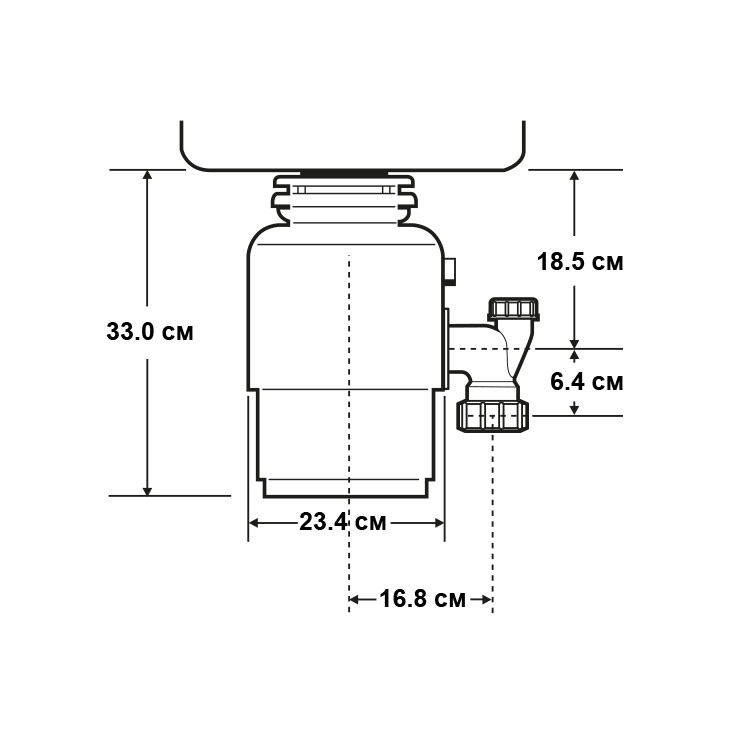 Измельчитель пищевых отходов InSinkErator 250-2 EVOLUTION 2