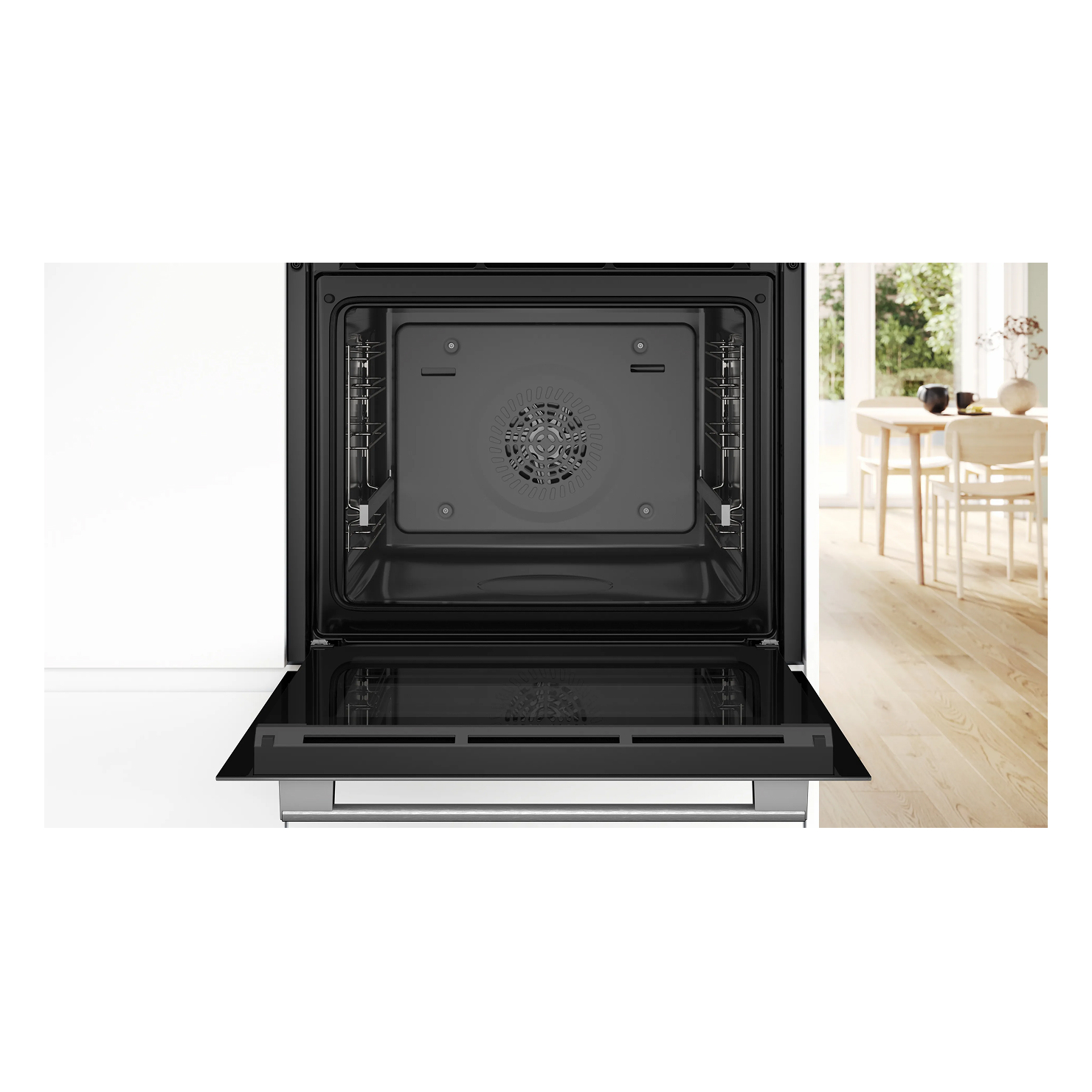 Электрический духовой шкаф Bosch HBG536EW3 4