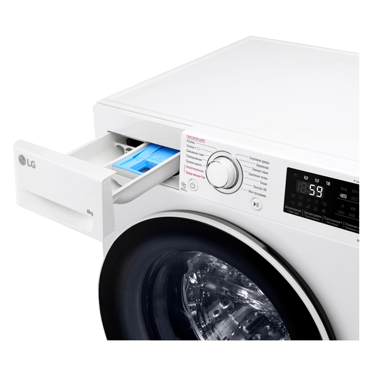 Стиральная машина с фронтальной загрузкой LG F4M5TSFW 4