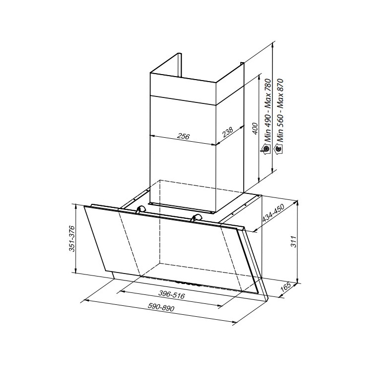Вытяжка Faber GREXIA GRES LG/X A90 2