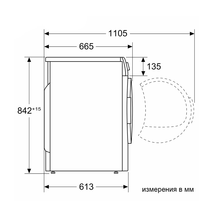 Сушильная машина Bosch WTH85077PL 8