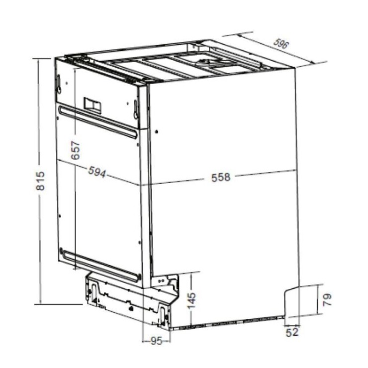 Встраиваемая посудомоечная машина ZorG Technology W60B2A411B-BE0 7