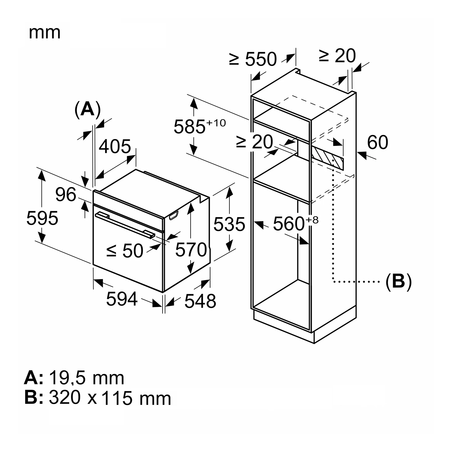 Электрический духовой шкаф Bosch HBG571EB4 8