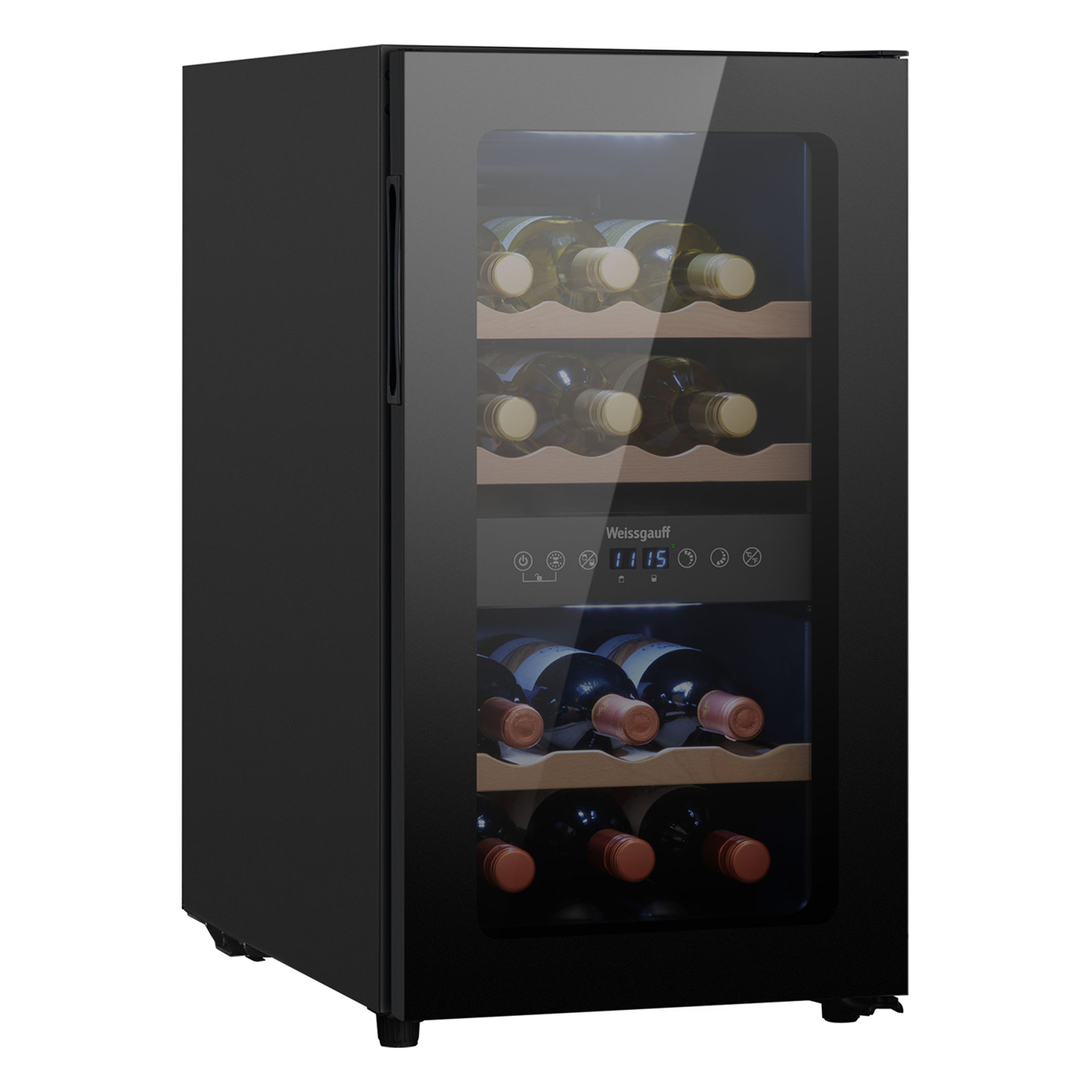 Винный шкаф Weissgauff WWC-16 DualZone Compressor 8