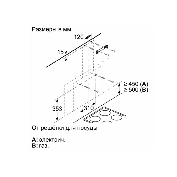 Вытяжка Bosch DWF97AK20R 5