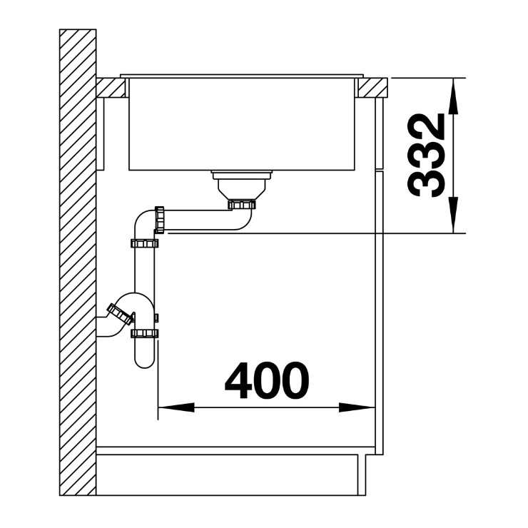 Кухонная мойка Blanco ZIA 45 S Compact антрацит 524721 5