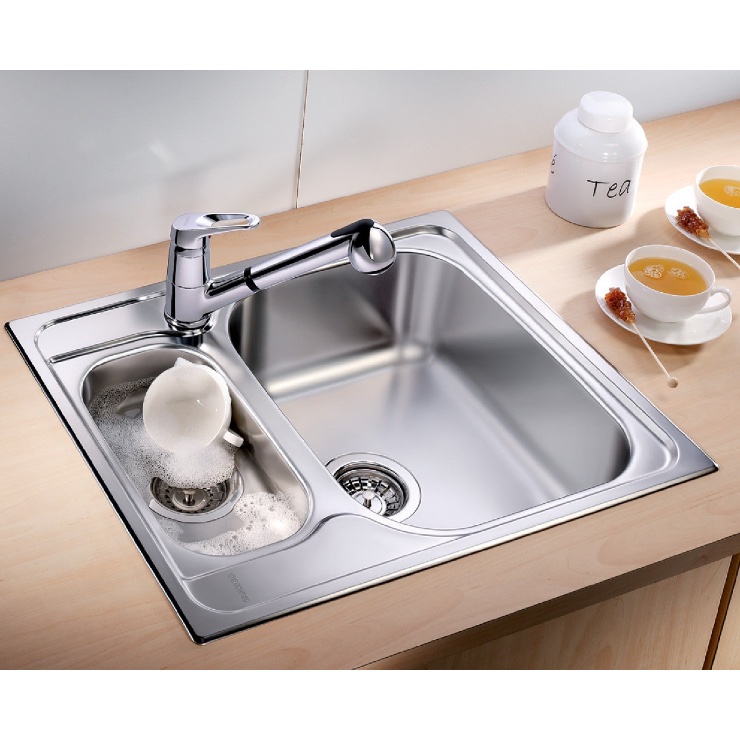 Кухонная мойка Blanco TIPO 6 Basic матовая (221539+214301-1) 514813 2