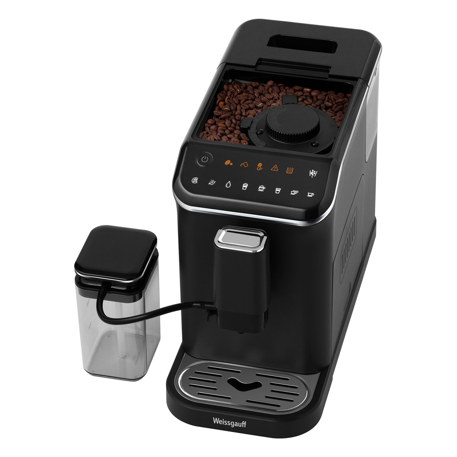 Кофемашина Weissgauff WCM-325 Black Automatic Touch Cappuccino 3