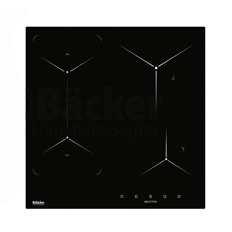 Индукционная панель Backer BIH604-1T-S5 Black