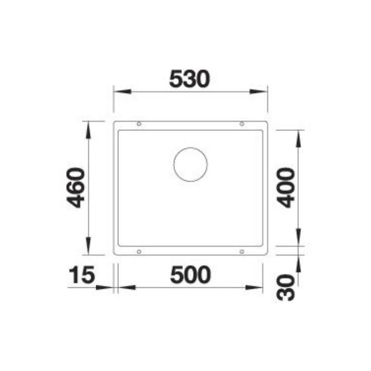 Кухонная мойка Blanco ROTAN 500-U  белый 523076 2
