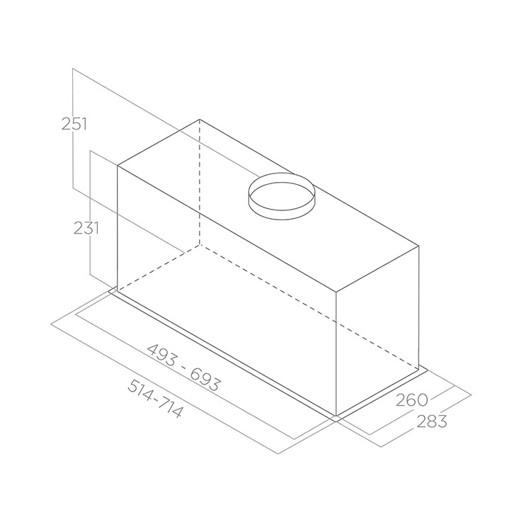 Вытяжка Elica FOLD BL MAT/A/72 2