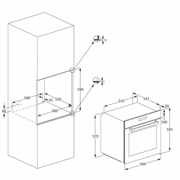 Электрический духовой шкаф Beko OIE27207C 2