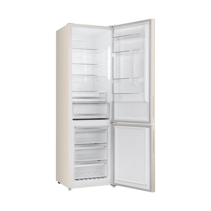 Холодильник Weissgauff WRK 2000 D Full NoFrost Inverter Beige Glass 5
