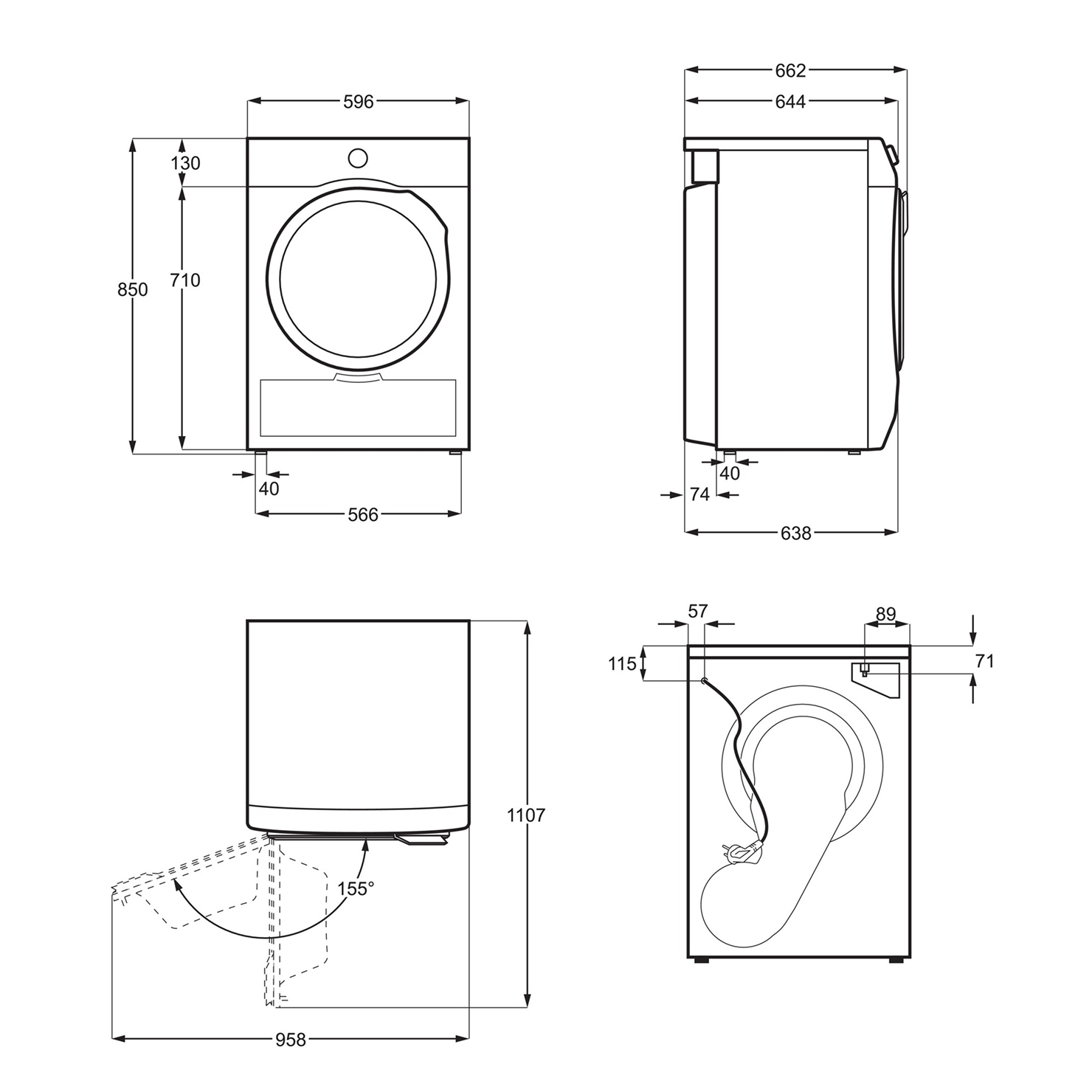 Сушильная машина Electrolux EW6D98BEE 9