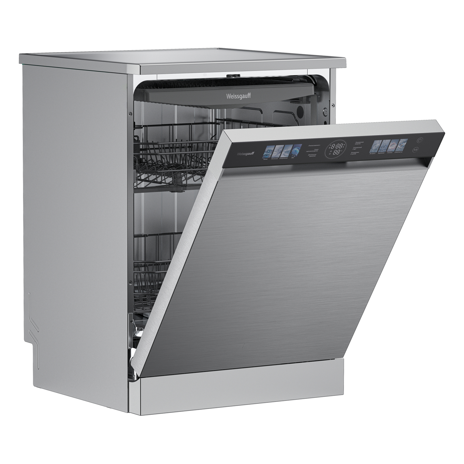 Отдельностоящая посудомоечная машина Weissgauff DW 998 Touch Inverter Dual Fan Dry 4