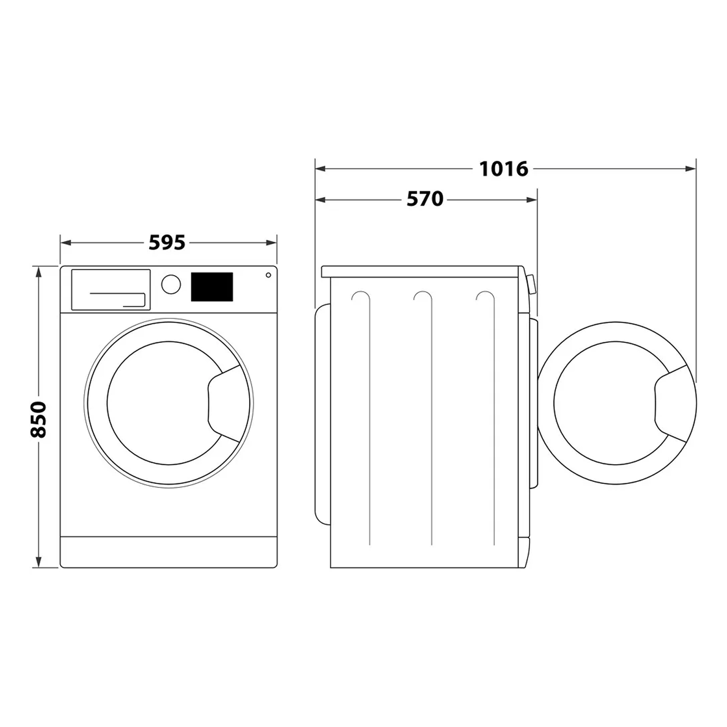 Стирально-сушильная машина Whirlpool FFWDB 964489 SBSV EE 10