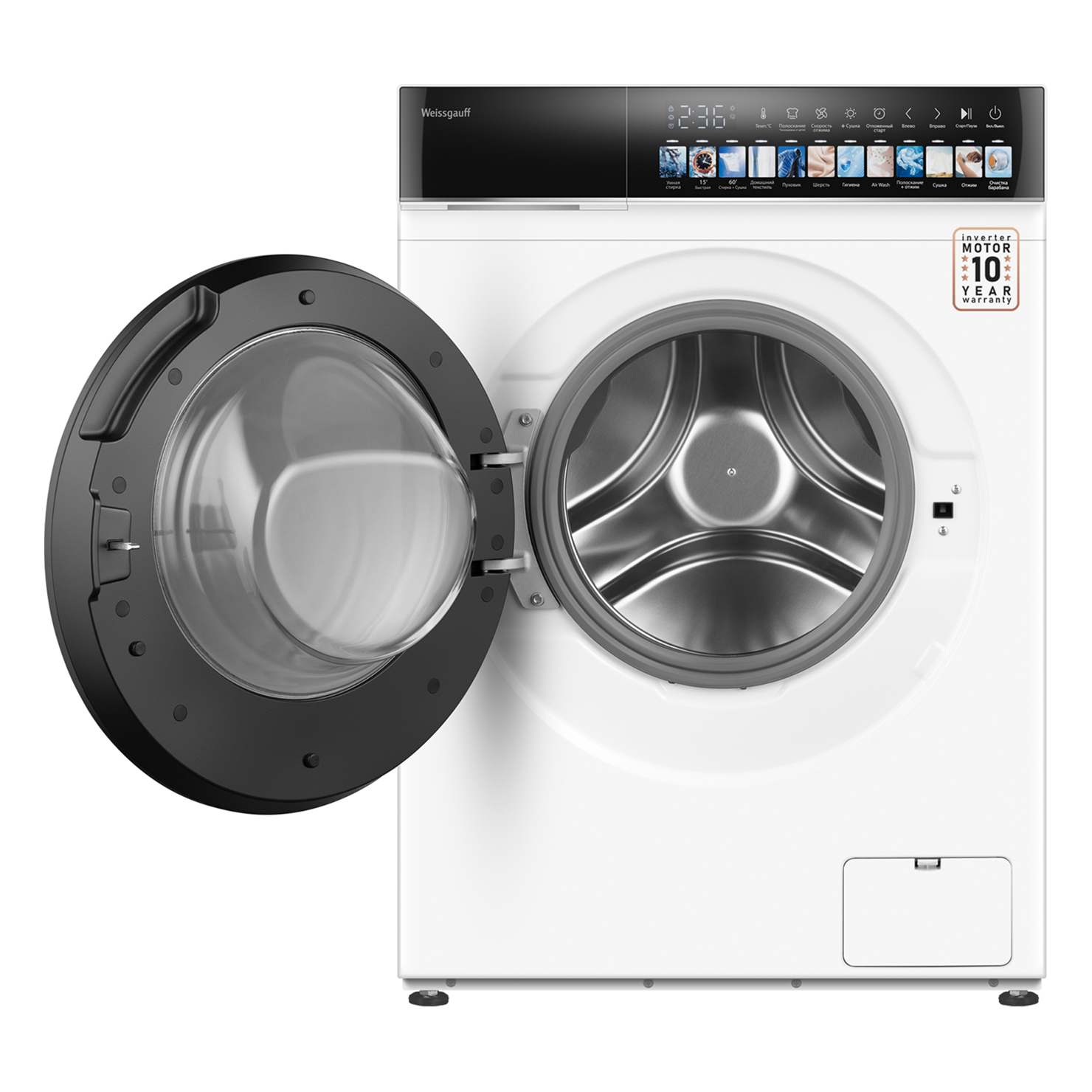 Стирально-сушильная машина Weissgauff WMD 59211 Touch Inverter 2