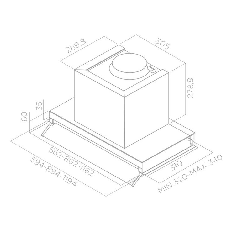 Вытяжка Elica BOXIN IX/A/60 3