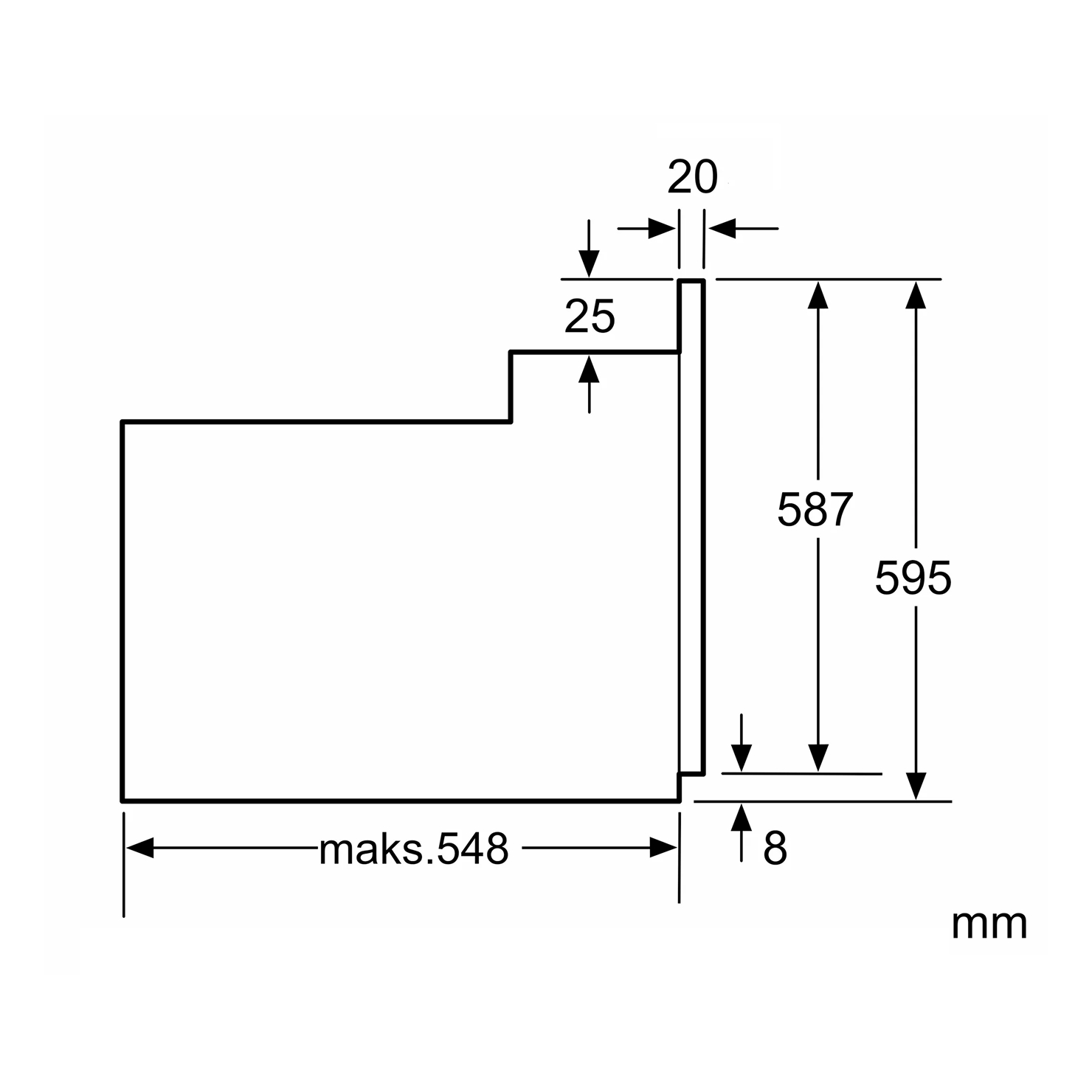 Электрический духовой шкаф Bosch HBF134EB2 6