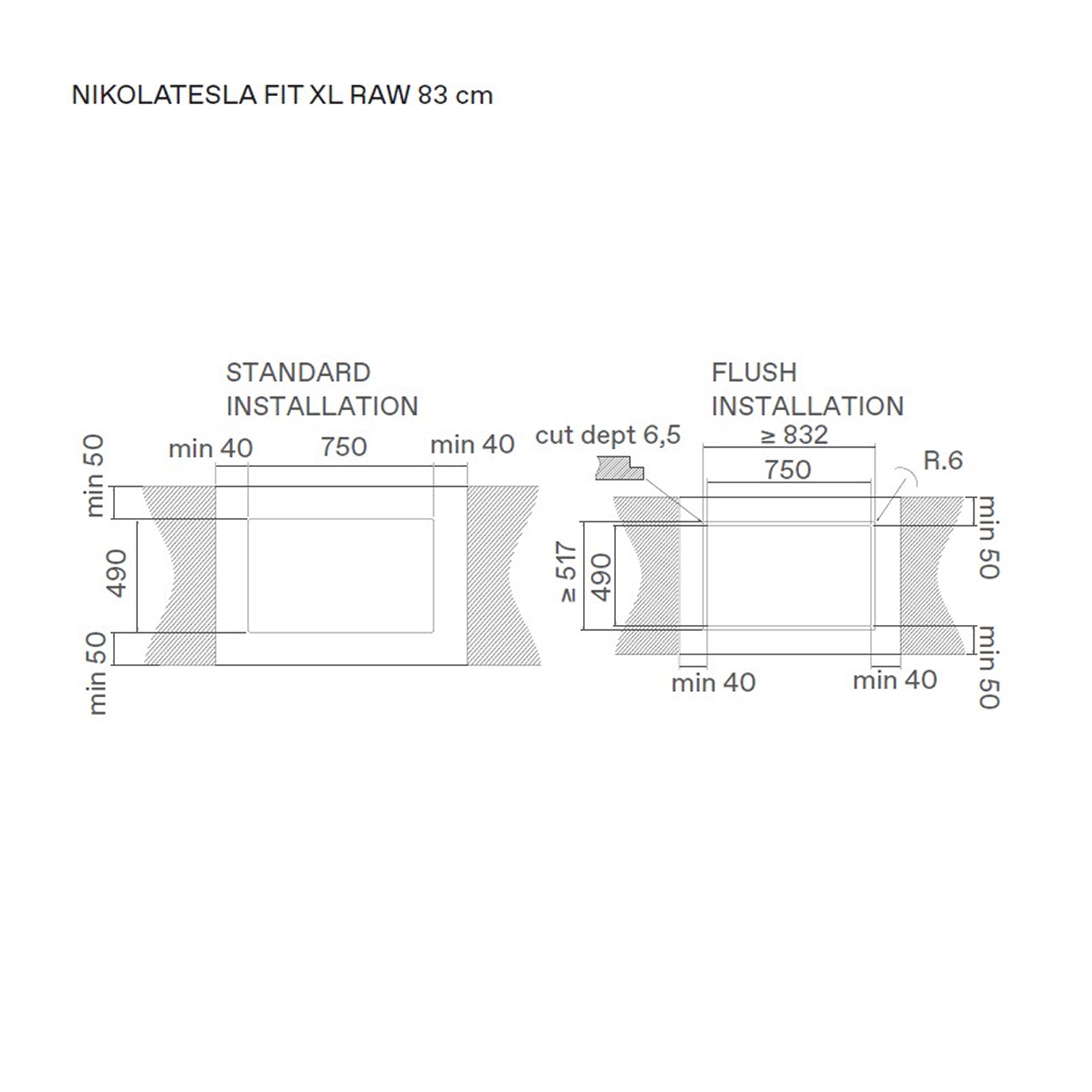 Индукционная панель Elica NikolaTesla Fit XL Raw BR/A/83 5