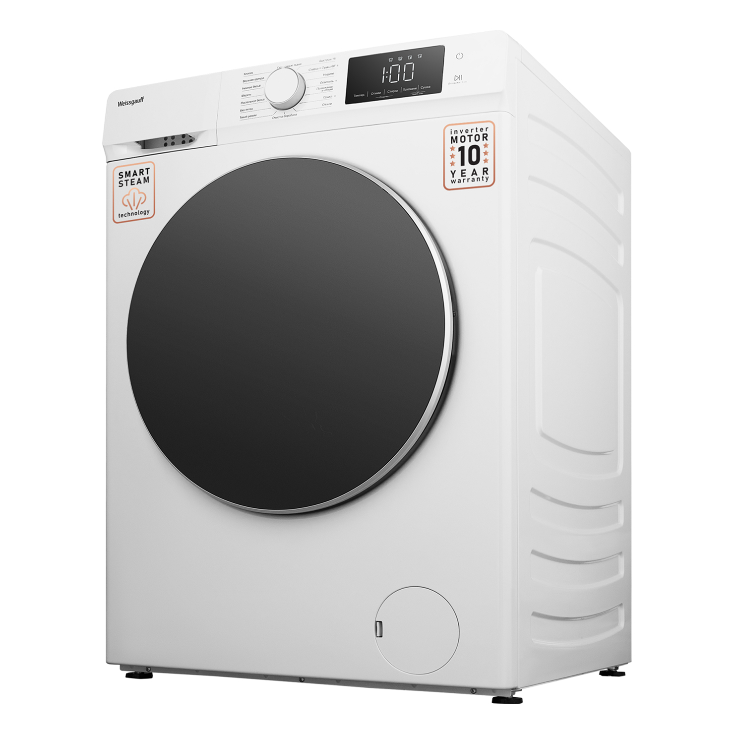 Стирально-сушильная машина Weissgauff WMD 61212 Inverter Steam 6