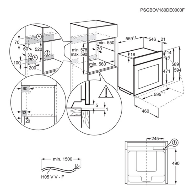 Электрический духовой шкаф Electrolux OKB8S31X 4