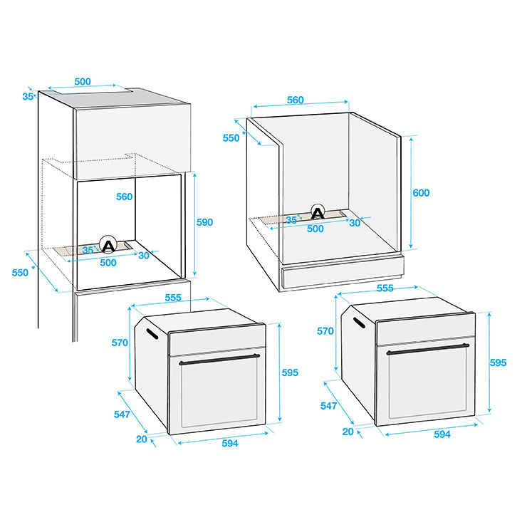 Электрический духовой шкаф Beko BIM24301BRCS 2