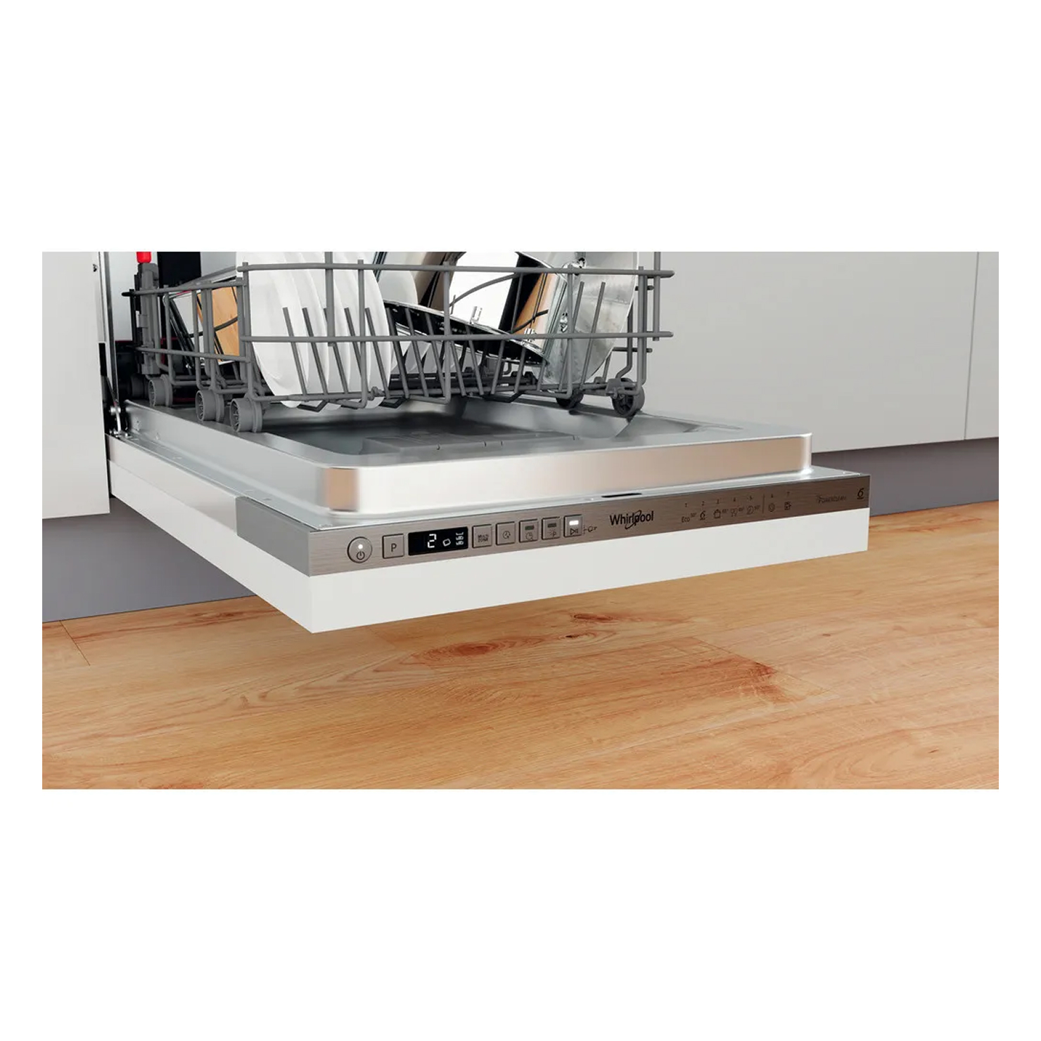 Встраиваемая посудомоечная машина Whirlpool WSIO 3O23 PFE X 2