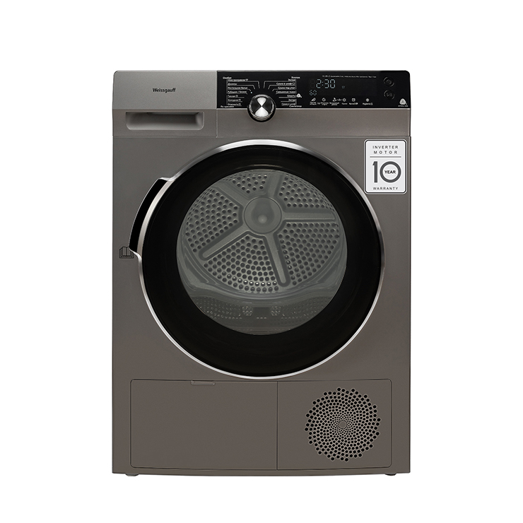 Сушильная машина Weissgauff WD 599 DC Inverter Heat Pump Silver