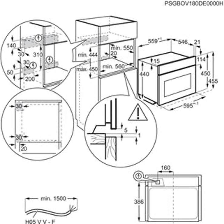 Компактный духовой шкаф Electrolux VKL8E00Z 4