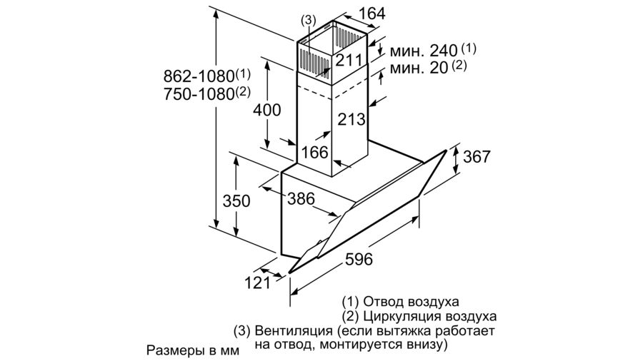 Вытяжка Bosch DWK65AJ90R 4