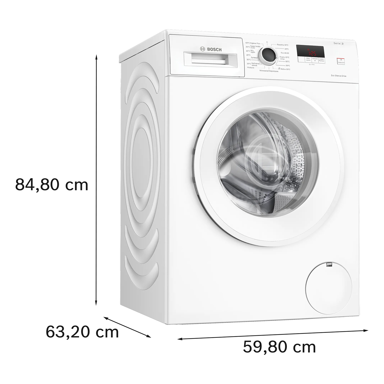 Стиральная машина с фронтальной загрузкой Bosch WGE03201PL 6