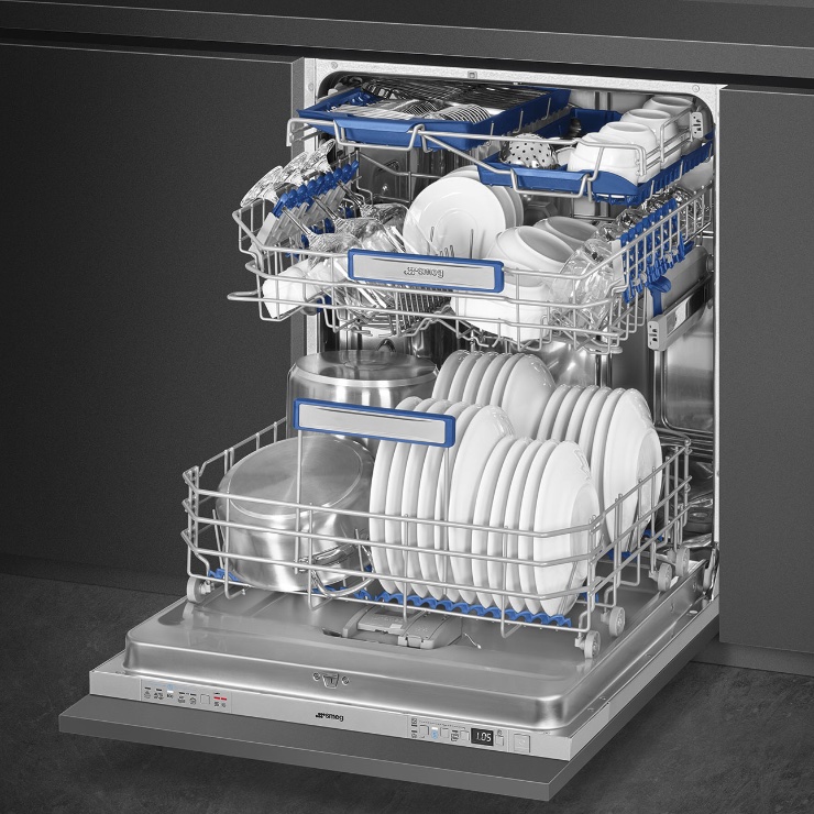 Встраиваемая посудомоечная машина Smeg STL67336L 2