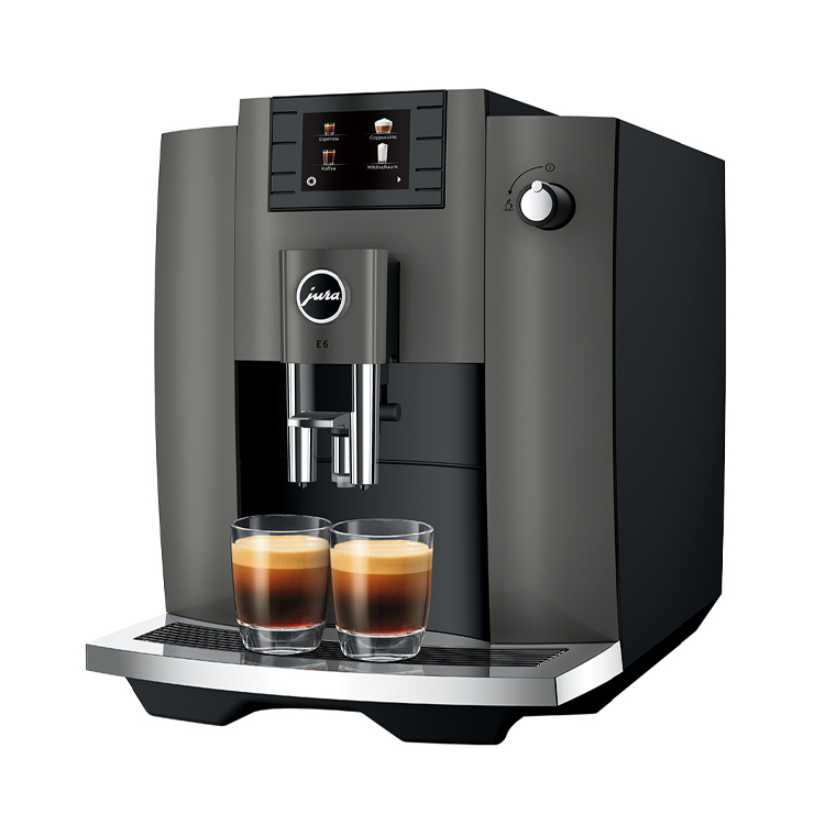 Кофемашина JURA E6 Dark Inox