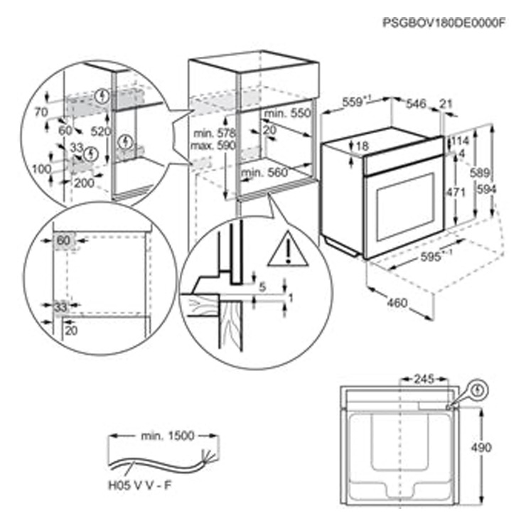 Электрический духовой шкаф Electrolux OKE8C31X 4
